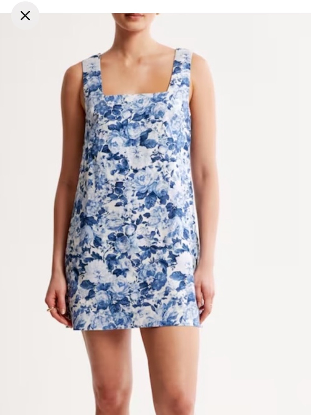 Abercrombie & Fitch floral linen mini dress XXL